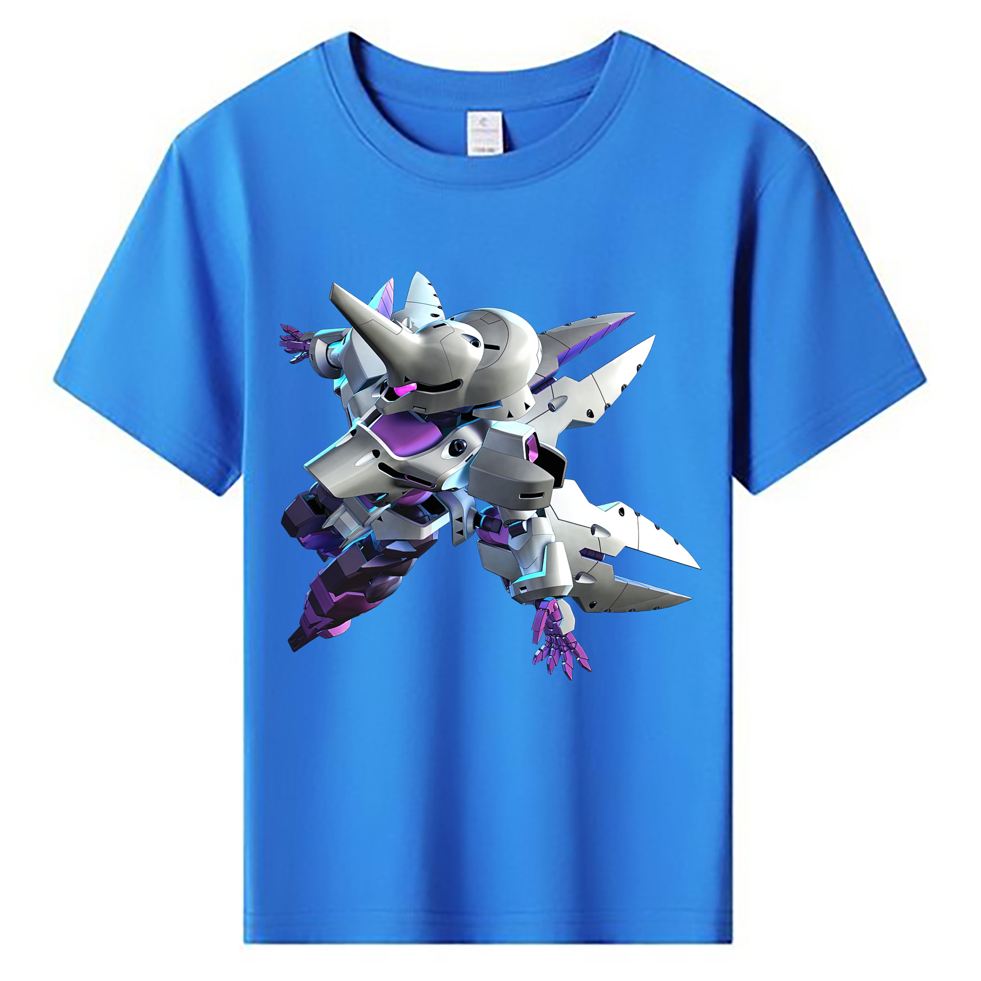 （画像用） 機動戦士ガンダム Mobile Suit Gundam 綿100％キッズTシャツ（フロントプリント）